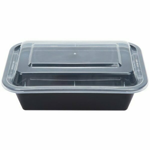 Kariout Tripak 7x5x2 Microwaveable Container Black Base4 oz, 150PK MT6240B